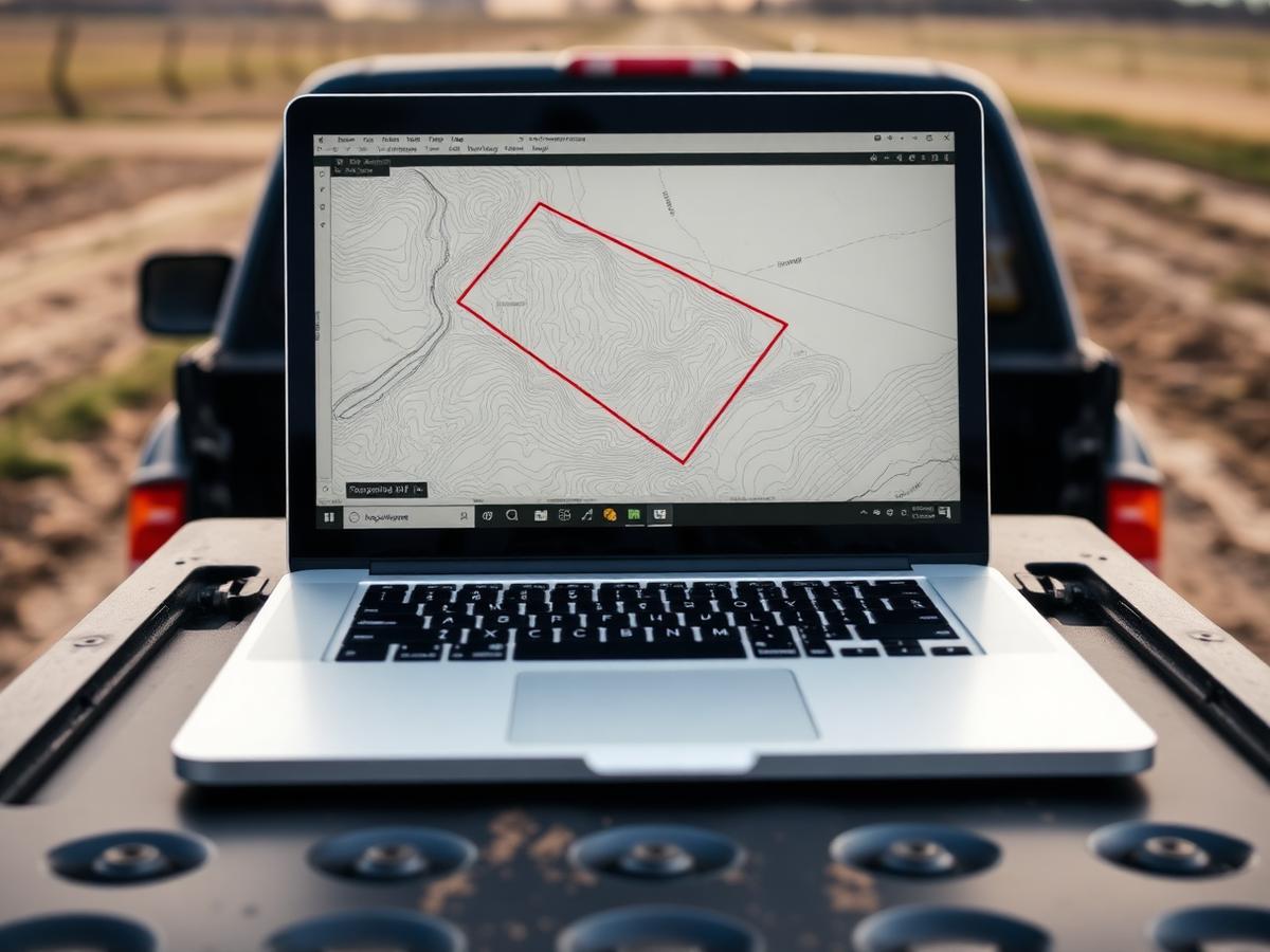 Processamento técnico de dados topográficos em campo